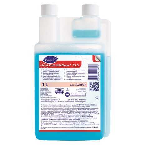 Čistilo za kavni avtomat Suma Café MilkClean F C3.3, 6 x 1 L