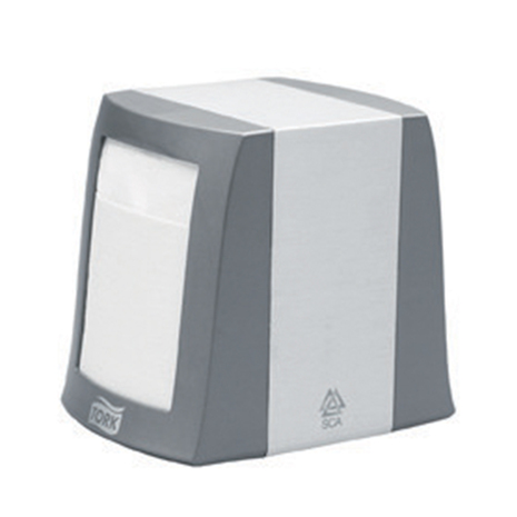 PODAJALNIK serviet 25 x 30 cm, alu + plastika, siv, obojestranski, N2