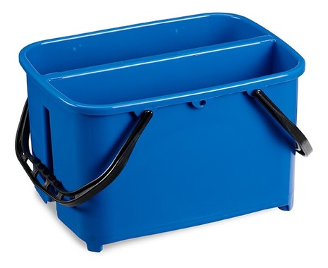 VEDRO TWIN, 2 x 10 L, modro, z dvemi ročaji in prekatom
