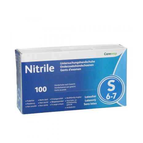 ROKAVICE NITRIL brez pudra S 100 kos/pak, CareWay