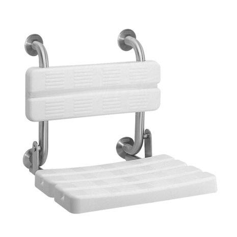 Franke preklopni stol za tuš CONTINA, stenski, CNTX400NF