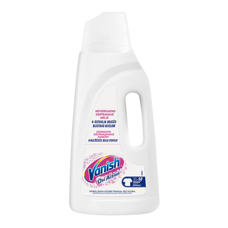 Čistilo za madeže na tekstilu VANISH Oxi Action, White, 2 L