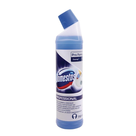 Čistilo za wc školjke Domestos Professional Toilet Cleaner & Descaler, 750 ml, Pro Formula