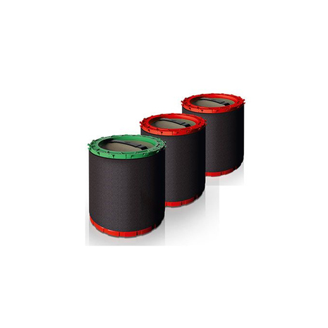 KARTUŠE HydroPower Ultra Resin Pack, 1 x zelena, 2 x rdeča, 3 kos/pak, Unger