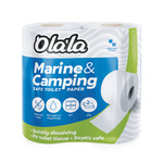Toaletni papir ROLICE, 2-slojne, OLALA Marine & Camping, RV, 4 rol/pak