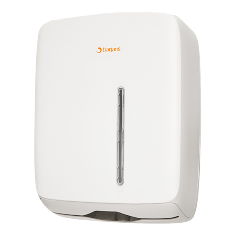 Podajalnik papirnatih brisač V Timeless, bel, Barjans