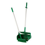 KOMPLET smetišnica in metla, plastičen, zelen, 35 cm, HACCP, Vikan