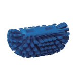 Krtača za čiščenje rezervoarjev in sodov, 205 mm, modra, srednje trda, HACCP