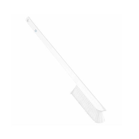 KRTAČA ročna z ročajem BELA DOLGA, srednje trda, 60 mm, Vikan