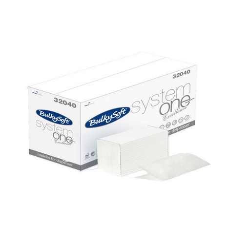 SERVIETE Interfold BulkySoft , bele, 2-slojne, 4000 kos/krt