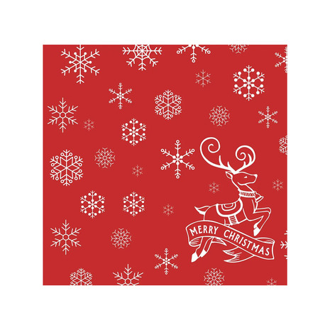 SERVIETE 38 x 38 cm, božične, Christmas Deer, 2-slojne, 40 kos/pak