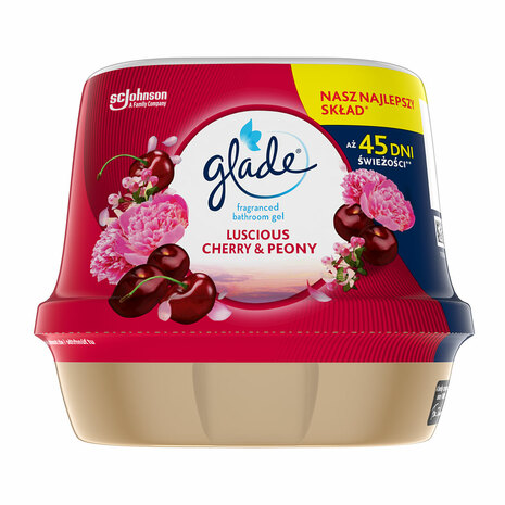 Osvežilec zraka v gelu Glade LUSCIOUS CHERRY & PEONY, 180 g