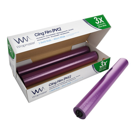 FOLIJA PVC 45cm/300m kuhinjska, za Wrapmaster 4500 / Duo, 3 kos/pak