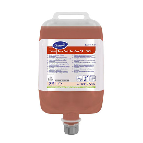 Čistilo za sanitarije, TASKI Sani CALC PUR-ECO QS za QuattroSelect, 2,5 L