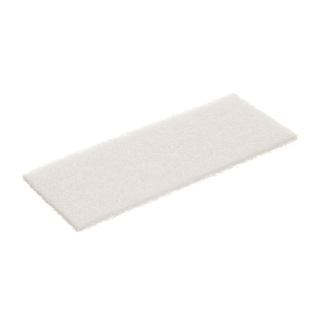FILC oglati, Scrub Pad, 100 x 250 mm, bel, Unger