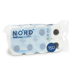 TOAL.PAPIR ROLICE bele 3-sl. NORD Profi Line Comfort, 150 list., 8 rol/pak