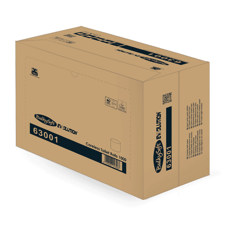Toaletni papir ROLICE, 2-slojne, Bulkysoft Evsolution Coreless, 36 rol/krt
