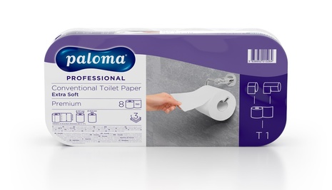Paket vsebuje 8 rolic, v bundu je 12 paketov. 