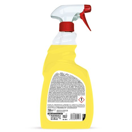 Detergent se uporablja za čiščenje delovnih miz, plastičnih površin, umetnega usnja in drugih vodoodpornih površin. 
