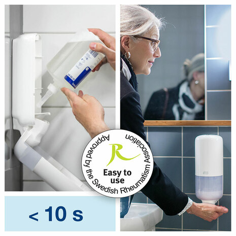 Certifikat »Enostavna uporaba« švedskega združenja bolnikov z revmatskimi boleznimi (Easy to use certificate by Swedish Rheumatism Association).