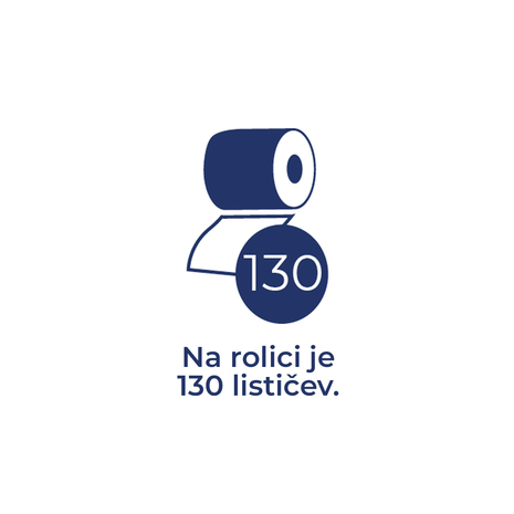 130 lističev na rolici.